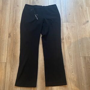 NWT. Della Spiga Classic Black Women's Trousers